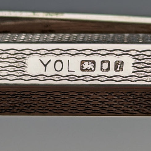 1964 英國復古 Yard O' 紅色純銀六角鉛筆(附盒子)